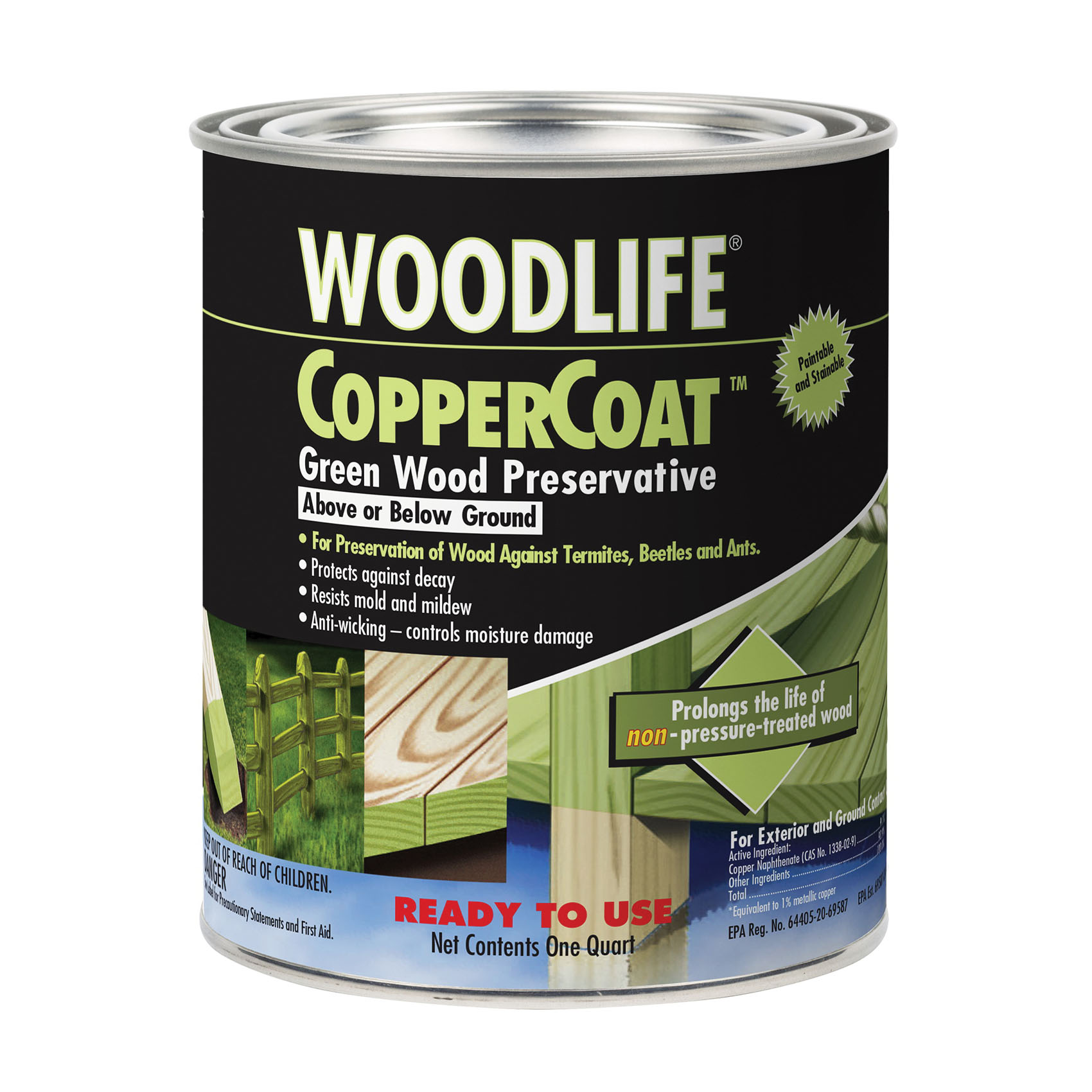 RustOleum 1904A Wolman (Woodlife) CopperCoat Green Wood, 53 OFF