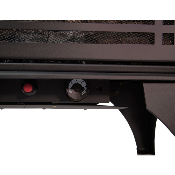Kozy World Phoenix GSD2210 Gas Stove, 20,000 Btu, Natural Gas/Propane,  Steel, Black