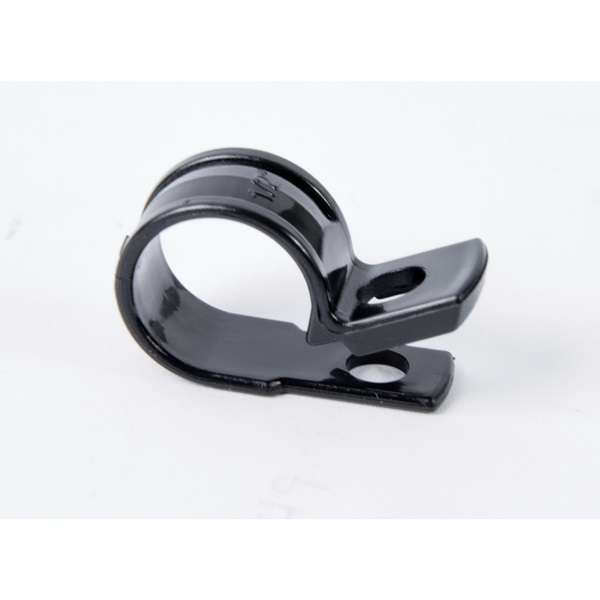 GB Gardner Bender PPC-1550UVB - 12 Pack Of 1/2-Inch Black Poly Cable Clamps, UV Resistant