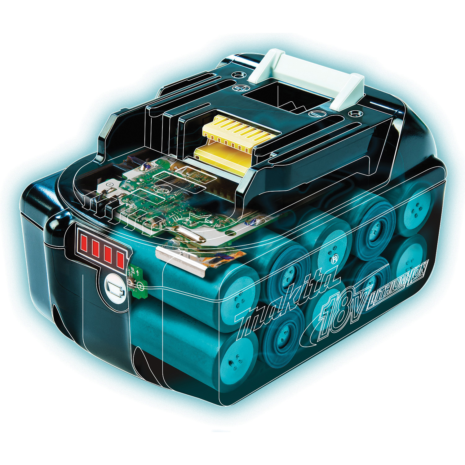 Batterie Makita BL1850B 18V 5Ah Li-Ion Avec Témoin De Charge - Neuve