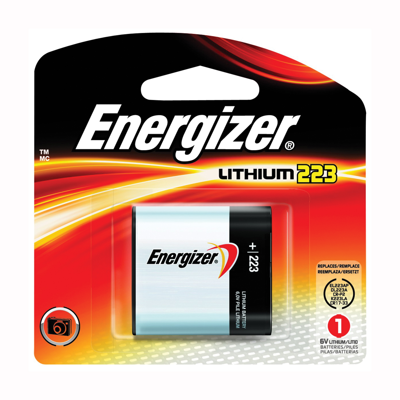 Energizer battery lithium photo e2 6v 223 (039800039828)